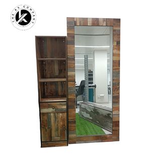 Espejo y estantería para salon