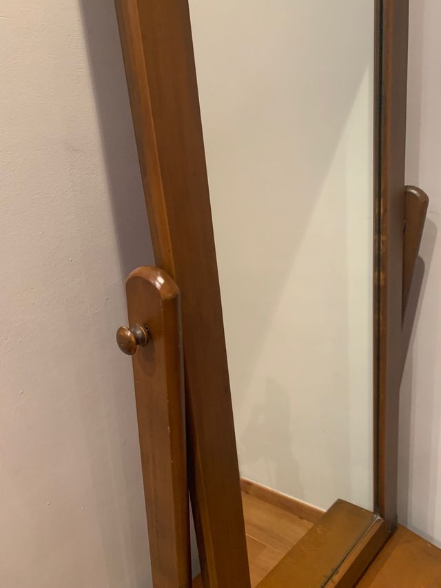 espejo vintage de madera 