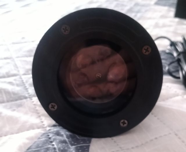 Proyector luz copos de nieve.