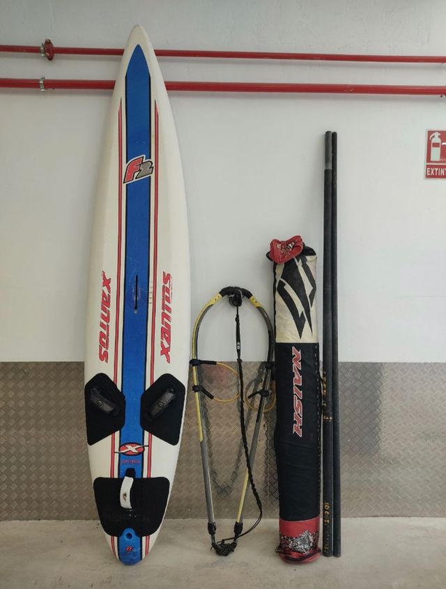 Equipo completo de windsurf de segunda mano por 190 EUR en