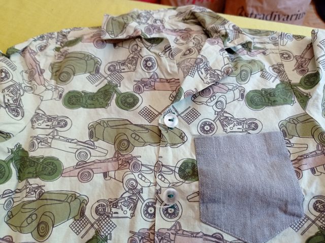 Conjunto camisa pantalón talla 5-6