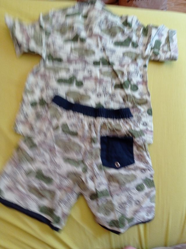 Conjunto camisa pantalón talla 5-6