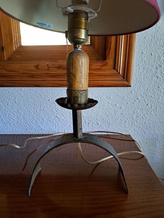 Lamparas Forja pantalla Artesana Marinisa