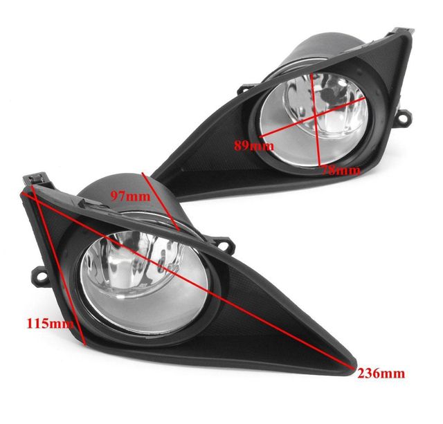 FAROS ANTINIEBLA UNIVERSALES "NUEVOS EN SU CAJA"