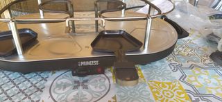 Plancha electrica para cocinar a la piedra