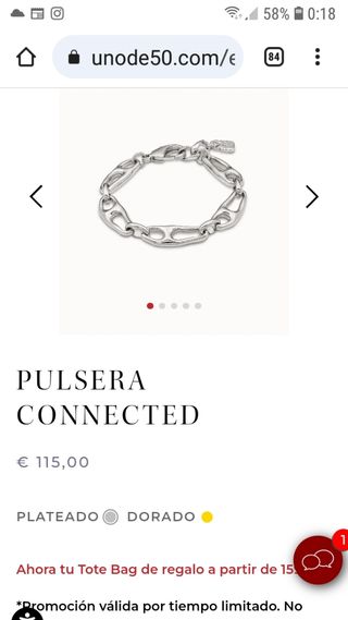 PULSERA UNO DE 50 