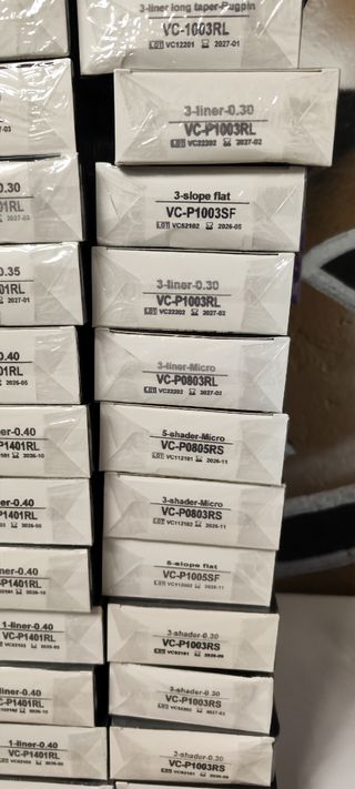 Cartuchos diferentes medidas, rl rs RM M1, flat