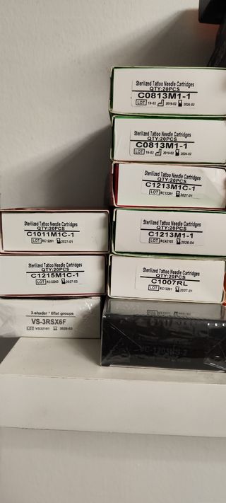 Cartuchos diferentes medidas, rl rs RM M1, flat