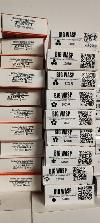 Cartuchos diferentes medidas, rl rs RM M1, flat