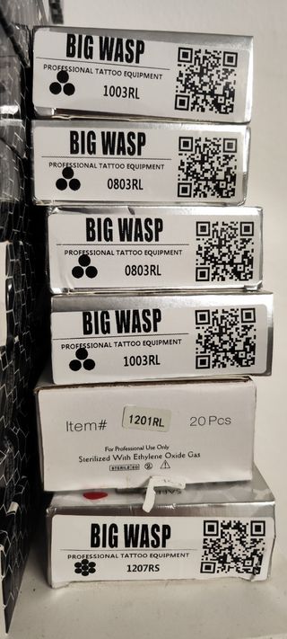 Cartuchos diferentes medidas, rl rs RM M1, flat