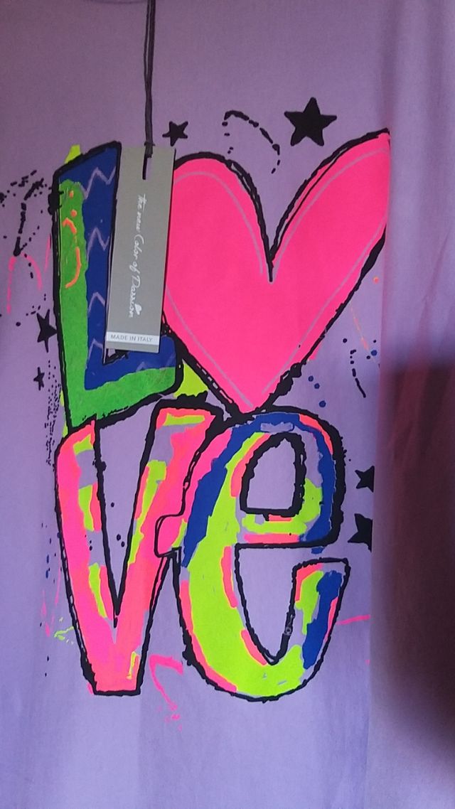 Camiseta amorosa oversize 