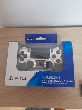 mando ps4 y ps3 plata cromado edicion limitada
