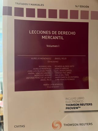 lecciones derecho mercantil