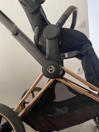 Carrito  Cybex rose gold. Deep black 