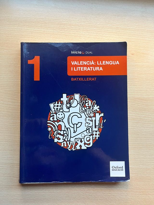 Libro valenciano 1° bachillerato