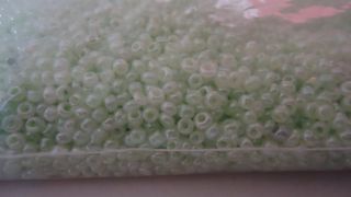 Conjunto de abalorios verde 