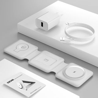 ★ Cargador Apple 3en1, 15W, plegable, inalámbrico