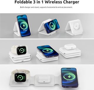 ★ Cargador Apple 3en1, 15W, plegable, inalámbrico