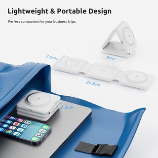 ★ Cargador Apple 3en1, 15W, plegable, inalámbrico