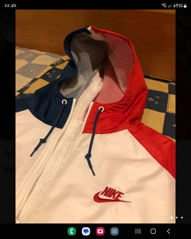 sudadera nike bicolor