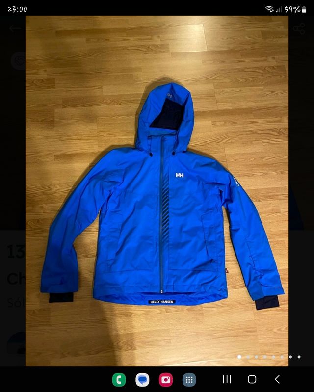 chaqueta helly hansen azul