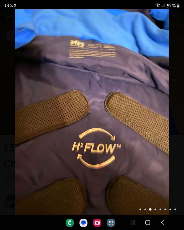 chaqueta helly hansen azul