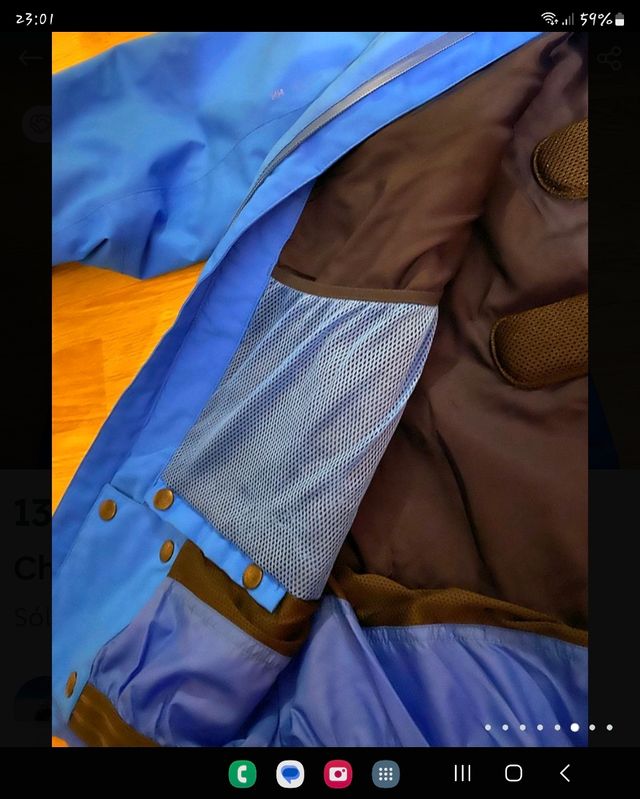 chaqueta helly hansen azul