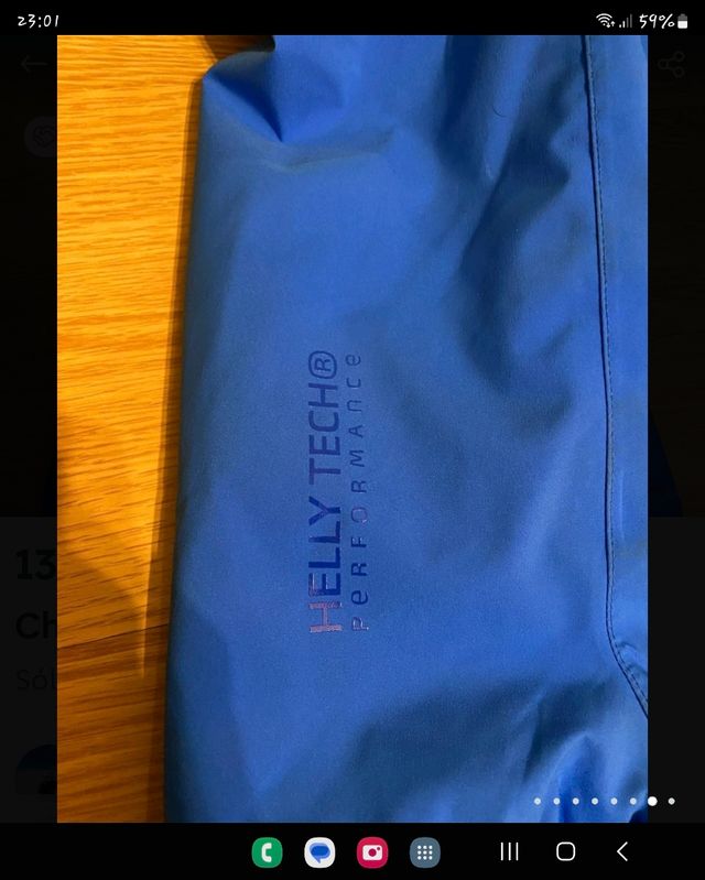 chaqueta helly hansen azul