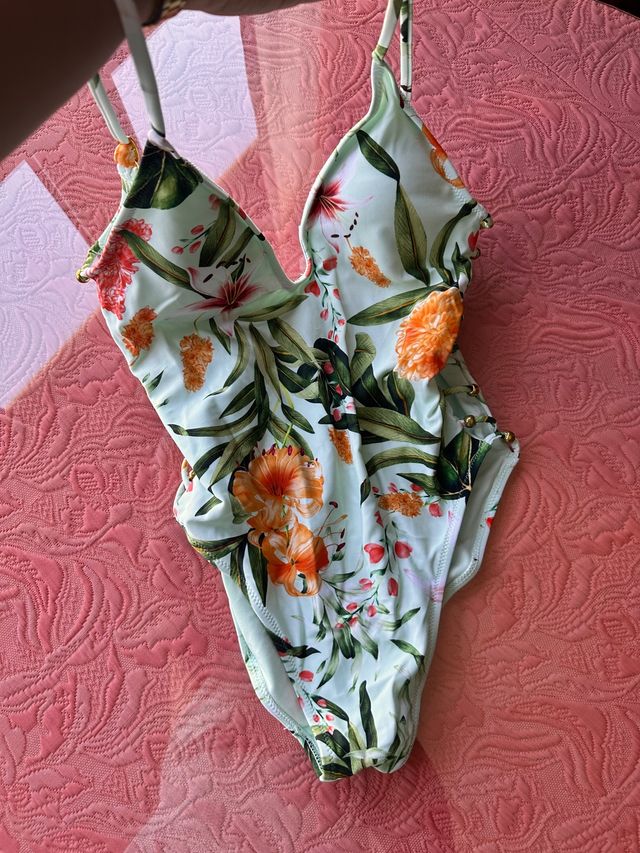 Bañador estampado.