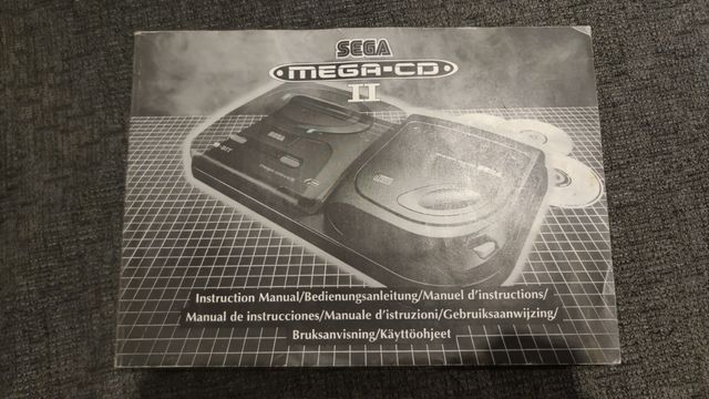 Manual de Mega-CD II de Sega.