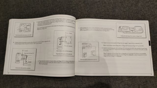 Manual de Mega-CD II de Sega.