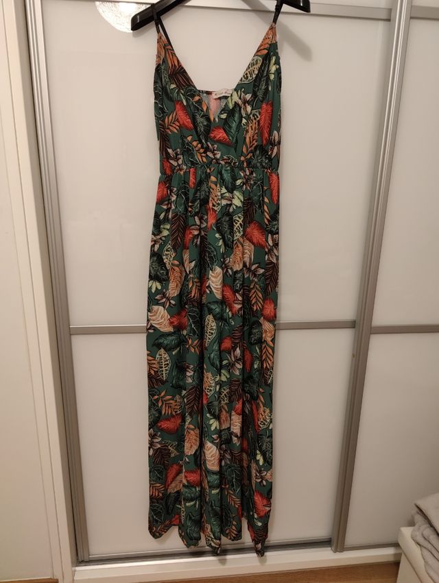 Vestido largo flores