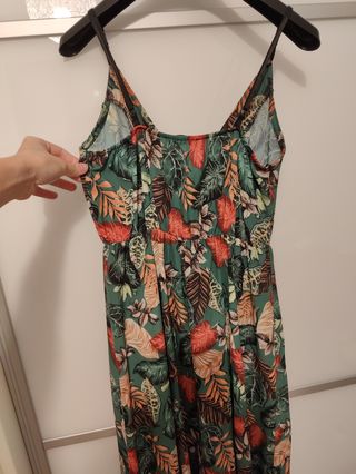 Vestido largo flores