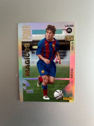 Carte Panini Ansu Fati Power P381 - Megacracks La Liga 2023-24 - FC Barcelona
