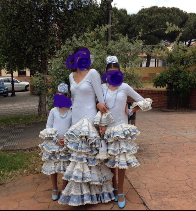 Traje flamenca niña