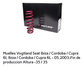 KIT DE MUELLES DEPORTIVOS VOGTLAND