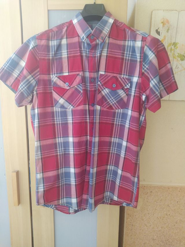 Camisa manga corta hombre 
