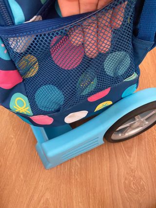 Mochila adaptable a carro ruedas Benetton. 60% dro