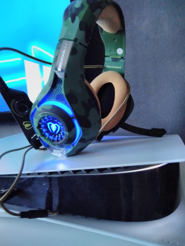 auriculares gaming camuflaje