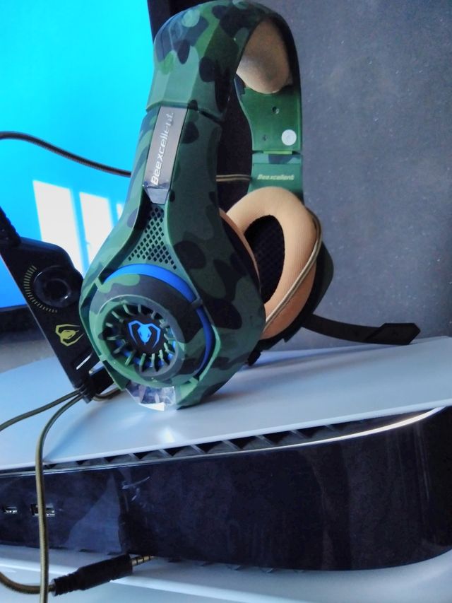 auriculares gaming camuflaje