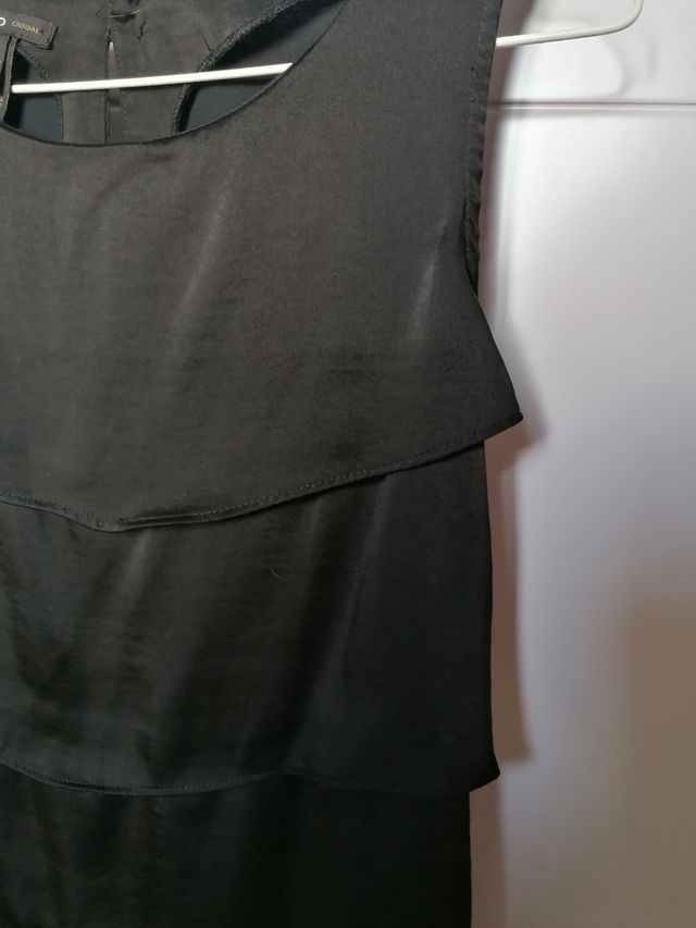 Vestido suelto volantes