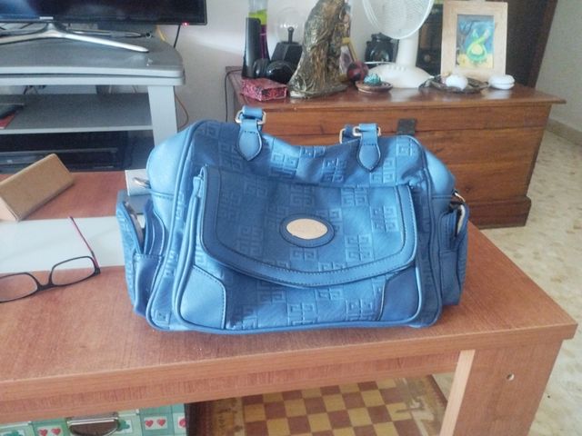 Bolso marca Aquiles azul