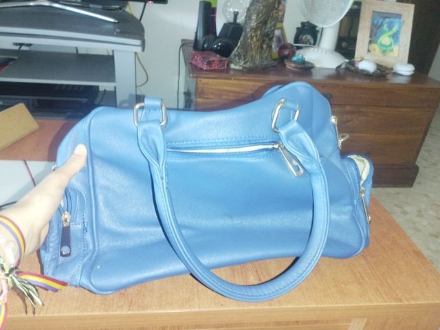 Bolso marca Aquiles azul