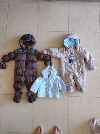 Buzo bebé 6 m y chaqueta invierno