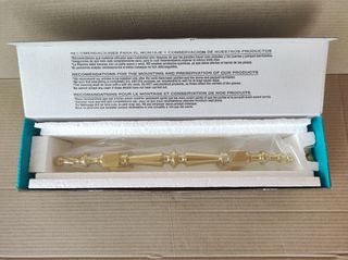 Manillon tirador - Latón pulido brillo - 400 mm