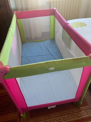 cuna de viaje con colchón