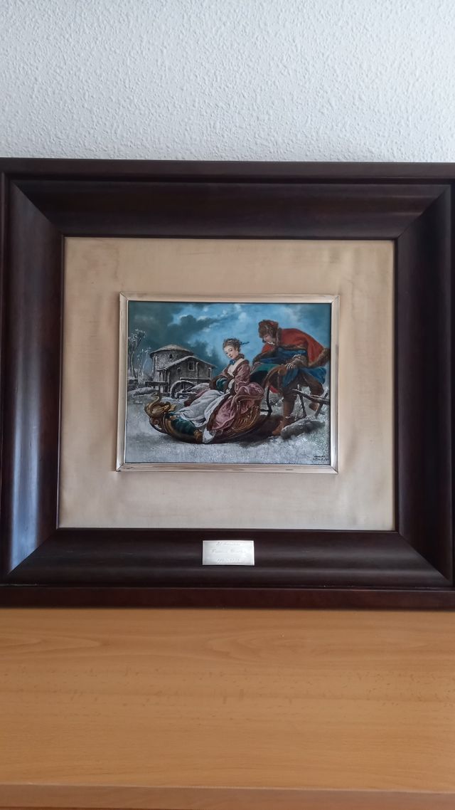 Cuadro artesania "El Invierno "