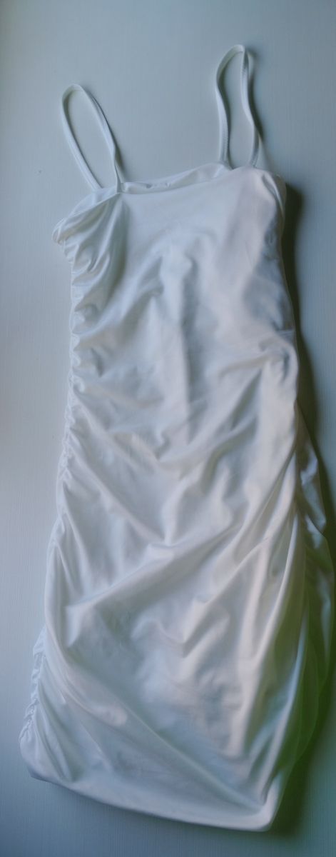 Vestido blanco de tirantes XS
