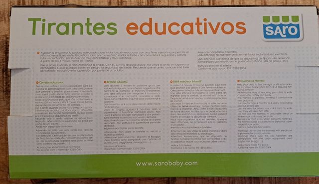 Tirantes educativos bebés 