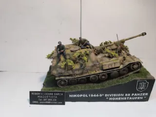 DIORAMA MILITAR -MAQUETA- UCRANIA 1944